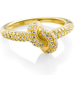 Orphelia 'Palma' 925 Sterling Ring - Metallic