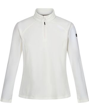 Regatta Great Outdoors /Ladies Montes Half Zip Fleece Top (Polar Bear/ - White