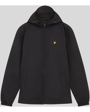 Lyle & Scott Waterafstotende Capuchonjas - Zwart