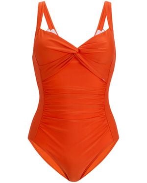 Regatta Ladies Sakari Tummy Control One Piece Swimsuit (Tangerine Tango) - Orange