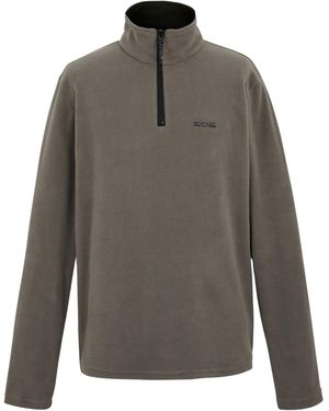 Regatta Great Outdoors Thompson Half Zip Fleece Top (Treetop) - Grey