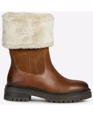 Geox D Iridea Leather - White