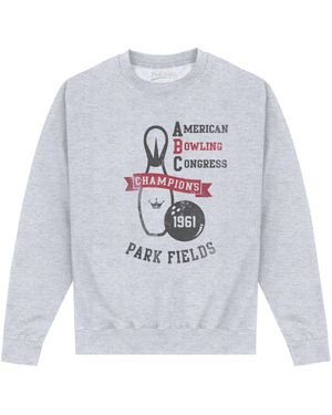 Park Fields American Bowling Conference Heather Sweatshirt Cotton - Grey