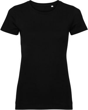 Russell Ladies Authentic Pure Organic Tee Material_Synthetic - Black