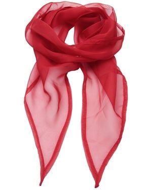 PREMIER Ladies/ Work Chiffon Formal Scarf - Red