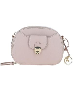Ashwood Leather Real Compact Crossbody Bag With Adjustable Strap - Pink