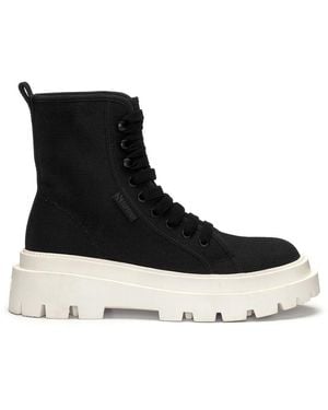 Superga Ladies 3051 Alpina Apex Shoes Avorio) - Black