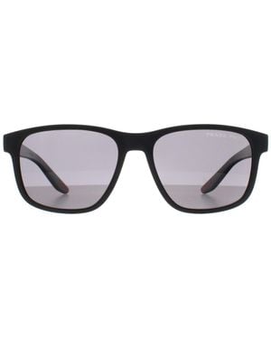 Prada Rectangle Rubber Dark Polarized Ps06Ys - Grey
