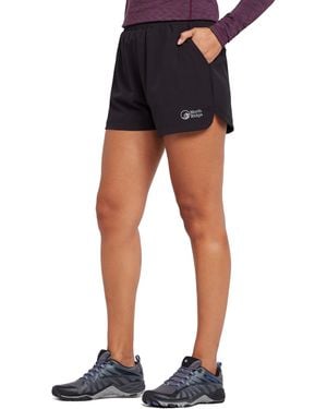 North Ridge Run Stretch Active Fit Shorts With Adjustable Waistband - Blue
