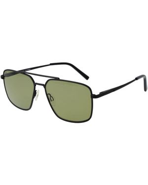 Serengeti Metal Frame Polarized Sunglasses - Green