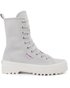 Superga Ladies 2641 Alpina High Tops /Avorio) - Grey