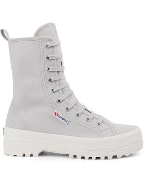 Superga Ladies 2641 Alpina High Tops /Avorio) - Grey