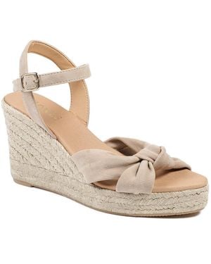 Jones Bootmaker Roxie Buckled Leather Espadrilles - Metallic