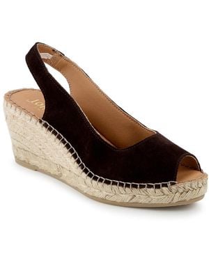 Jones Bootmaker Rosanna Slingback Wedges - Black