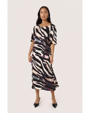 Soaked In Luxury Jurk Slciela Jurk Regular Fit Animal - Meerkleurig