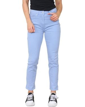 M&CO. High Rise Tapered Straight Leg Mom Jeans - Blue
