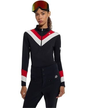 BOSS Colour Block Ribbed Cuff Ski Jacket - Black