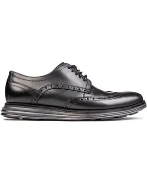 Cole Haan Original Grand Wingtip Shoes - Black