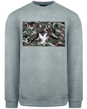 Devote London Harcow Jumper Cotton - Grey