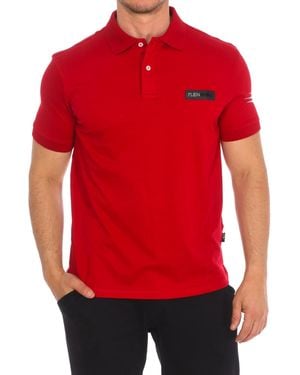Philipp Plein Pips507 Short-Sleeved Polo Shirt - Red