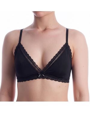 BOSS Triangle Bra With Lace 50545720 - Blue