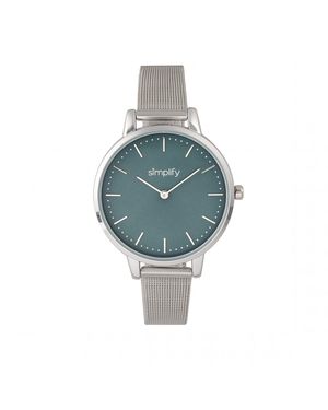Simplify The 5800 Mesh Bracelet Watch - Blue