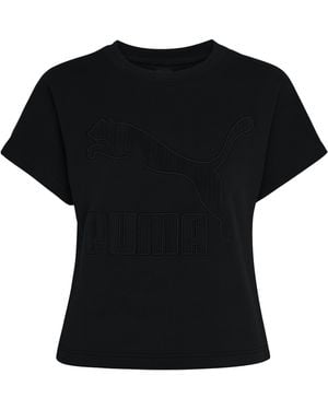 PUMA Downtown Structured T-Shirt - Black