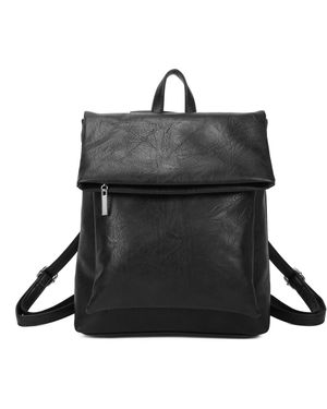 Woodland Leathers Fashion Backpack - Black