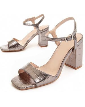 Montevita Heel Sandal Sanndal - Natural