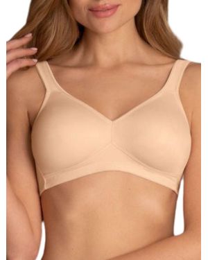 Rosa Faia Twin Moulded Soft Bra - Brown