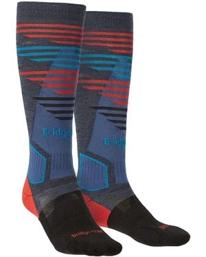 Bridgedale Performance Lightweight Ski Socks - Blue
