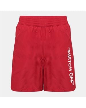 Off-White c/o Virgil Abloh Off Off Off Swimsh - Red