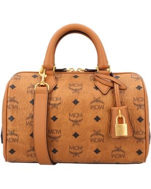 MCM Ella Boston Bag - Brown