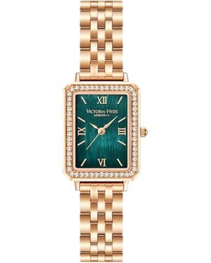 Victoria Hyde London Westminster Rose Diamond Detail Ladies Watch Material_Stainless_Steel1 - Metallic