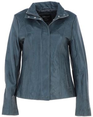 Ashwood Leather 'Juliet' Real Jacket - Blue