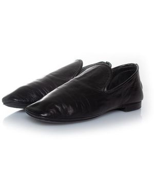 Lemaire Zwarte Leren Loafers