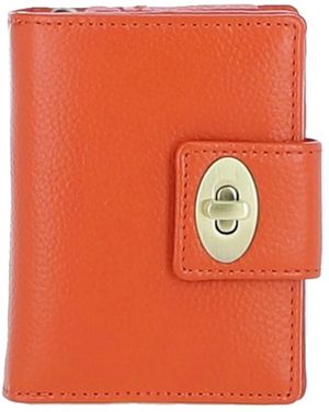 Ashwood Leather Elegant Real Purse - Orange