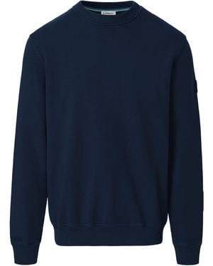 Sandbanks Badge Logo Sweatshirt Cotton - Blue