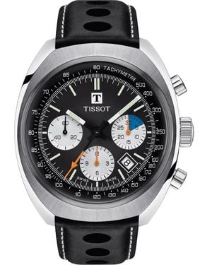 Tissot Heritage 1973 Watch T1244271605100 Leather (Archived) - Black