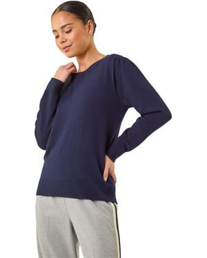 Roman Petite Classic Crew Neck Jumper - Blue