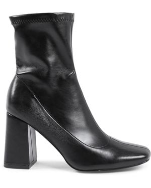 19V69 Italia by Versace Ankle Boot Hf003 Nero Leather - Black