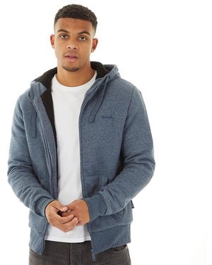 Bench Baraz Zip Hoodie - Blue