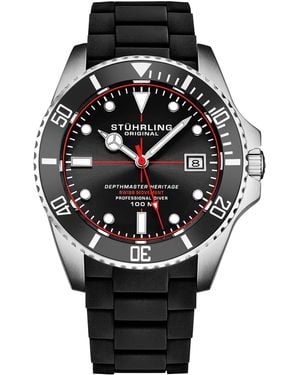 Stuhrling Datemaster Heritage 4087 44Mm - Black