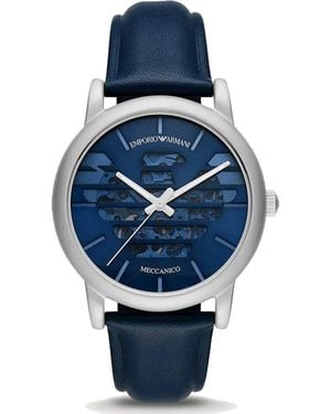 Emporio Armani Ar60030 Automatic Luigi Watch Metal - Blue