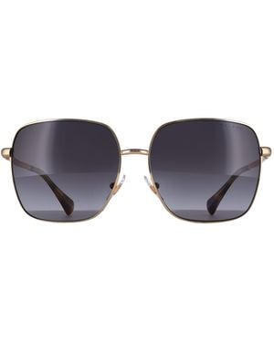 Ralph Lauren Ralph By Lauren Square Shiny Gradient Polarized Ra4142 Metal - Grey
