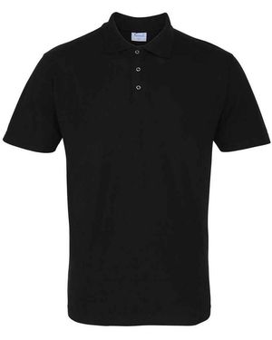 PREMIER Studded Polo Shirt - Black