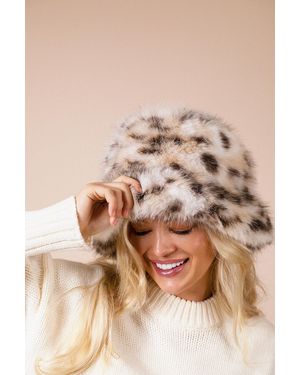 SVNX Fluffy Bucket Hat - Brown