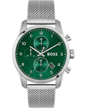 BOSS 1513938 Skymaster Herenhorloge - Groen