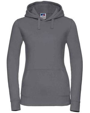 Russell Ladies Authentic Hoodie (Convoy) - Grey