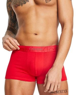 Calvin Klein Boxer Trunks Shorts 1X Pack - Red